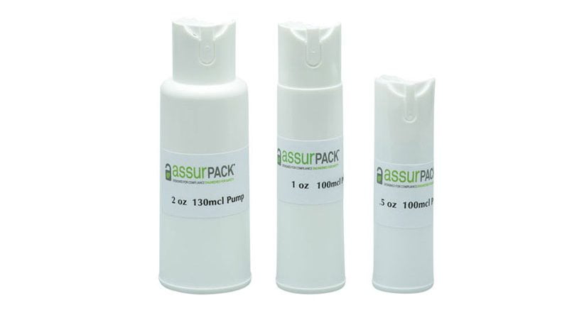 AssurPack® Metered Spray Bottles - Child Resistant and Easy to Use